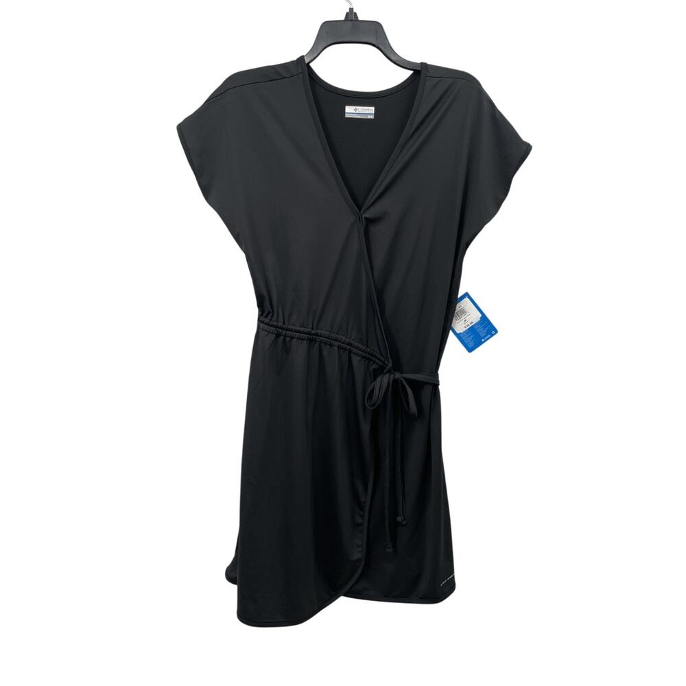 Columbia Sportswear Chill River Wrap Dress Black Women's Size Medium NWT